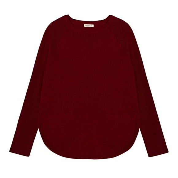 Iggy & Burt Pocket Curve Sweater Wool Cashmere NWT - Picture 3 of 8